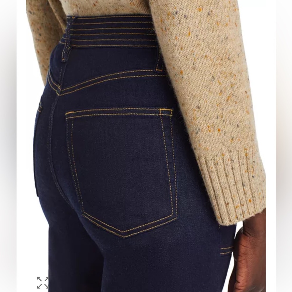 Frame Trapunto High Rise Straight Leg
Ankle Jeans Size 28 Stargirl Anthropologie - Picture 8 of 14